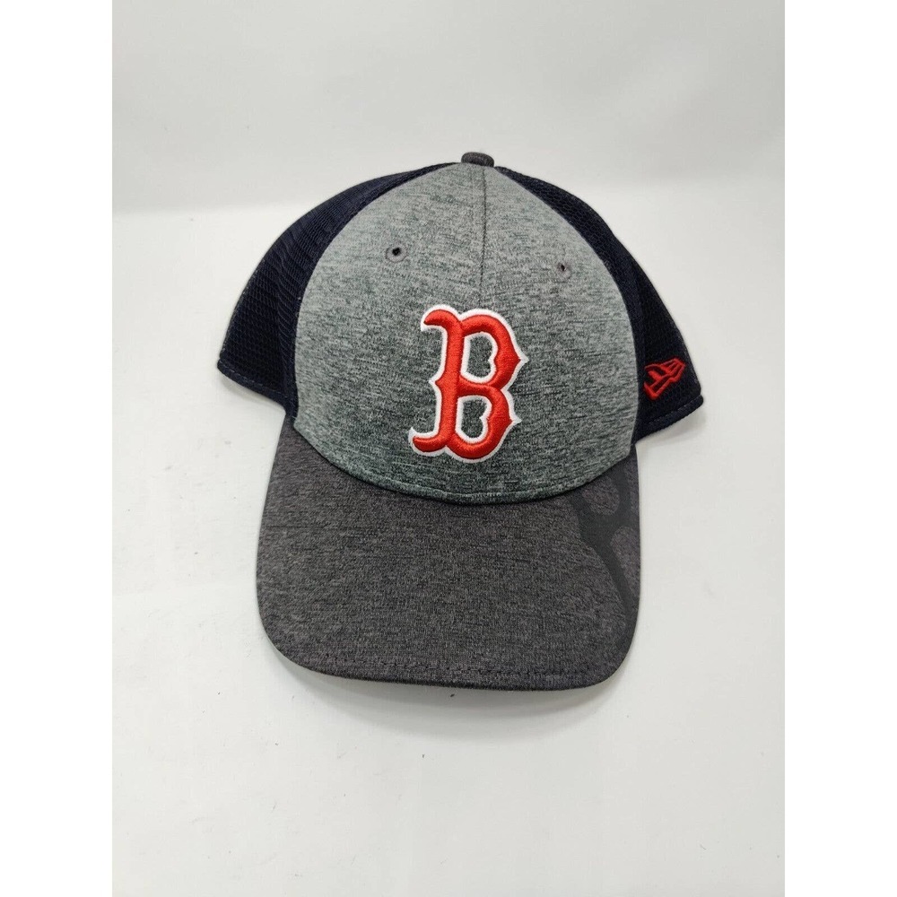 Boston Red Sox Hat Gray Heathered Brim By New Era 39 Thirty MLB sz M/L - Picture 8 of 9
